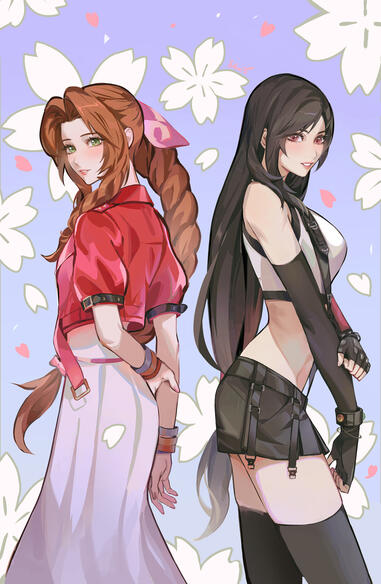 Aerith and Tifa