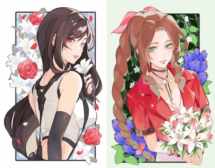 Tifa and Aerith