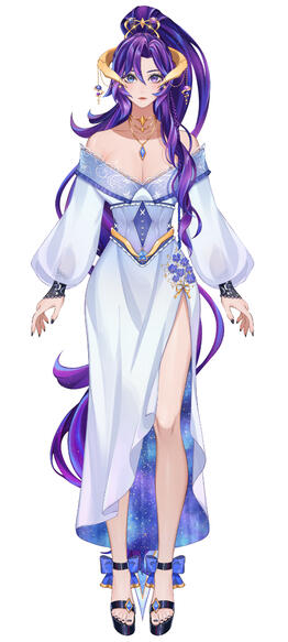 Baena Lux Vtuber Model Illustration